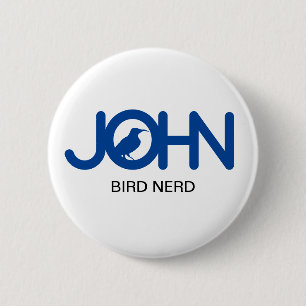 Bóton Redondo 5.08cm John Bird Nerd