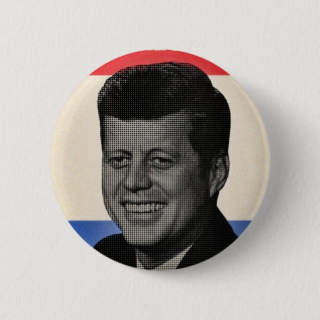Bóton Redondo 5.08cm John F. Kennedy (Frente)