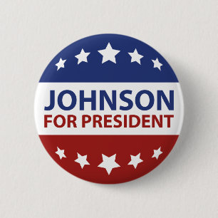 Bóton Redondo 5.08cm Johnson Para Presidente