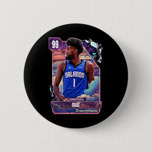 Bóton Redondo 5.08cm Jonathan Isaac 99 Dark Card Hd