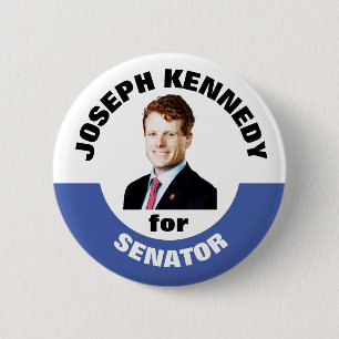 Bóton Redondo 5.08cm Joseph Kennedy para Senador