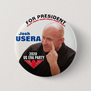 Bóton Redondo 5.08cm Josh Usera para Presidente 2020