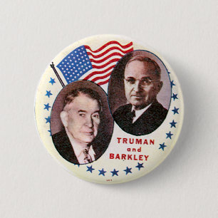 Bóton Redondo 5.08cm Jugate de Truman-Barkley - botão