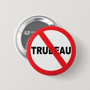 Bóton Redondo 5.08cm Justin Trudeau