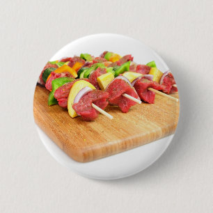 Bóton Redondo 5.08cm Kabob do bife