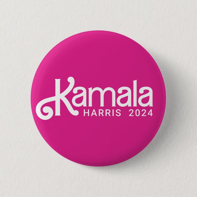 Bóton Redondo 5.08cm Kamala HARRIS 2024 (Frente)