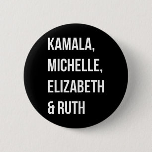 Bóton Redondo 5.08cm Kamala Harris 2024 Eletion Anti Trump