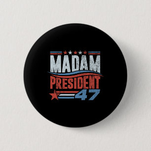 Bóton Redondo 5.08cm Kamala Harris 2024 Para A Campanha Eleitoral Do Pr