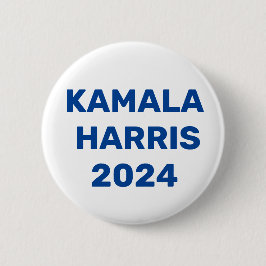 Bóton Redondo 5.08cm Kamala Harris Para O Presidente 2024