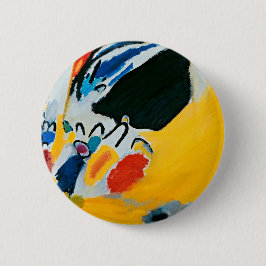 Bóton Redondo 5.08cm Kandinski Impressão III Concerto Pintura Abstrata