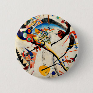 Bóton Redondo 5.08cm Kandinsky - Segmento Azul,
