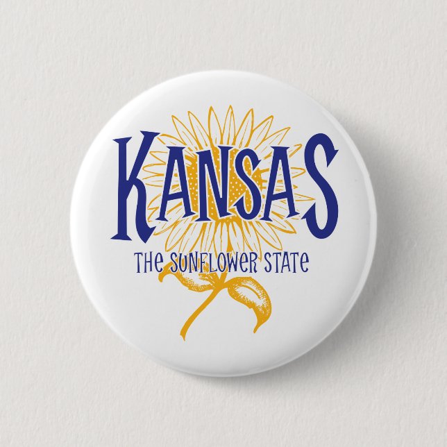 Bóton Redondo 5.08cm Kansas (Frente)