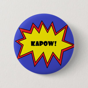 Bóton Redondo 5.08cm Kapow!