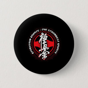 Bóton Redondo 5.08cm Karate Kyokushin Mais Forte