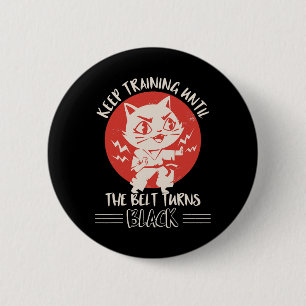 Bóton Redondo 5.08cm Karate Roupa Karate Quote Roupas