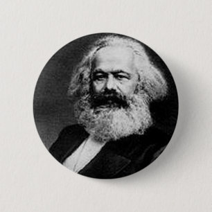 Bóton Redondo 5.08cm Karl Marx
