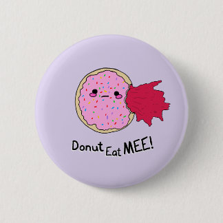 Bóton Redondo 5.08cm Kawaii Jam Donut Coma-me
