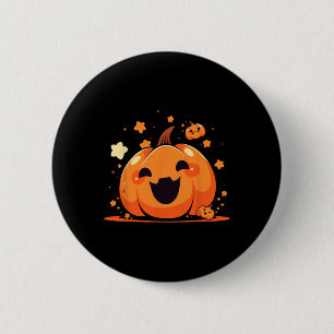 Bóton Redondo 5.08cm Kawaii Pumpkin Anime Cottagecore Homens Crianças M