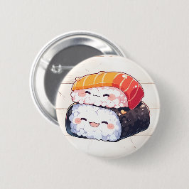 Bóton Redondo 5.08cm Kawaii sushi #1