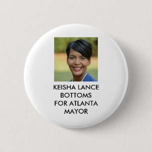 BÓTON REDONDO 5.08CM KEISHA LANCE BOTOMS PARA ATLANTA MAYOR BOTTTTTTTTT