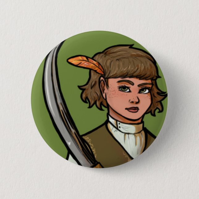 Bóton Redondo 5.08cm Keladry do botão de Mindelan (Frente)