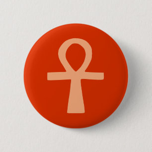 Bóton Redondo 5.08cm Kemetism symbol (orange)