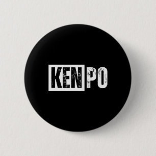Bóton Redondo 5.08cm Kenpo Karate em apuros