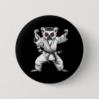 Bóton Redondo 5.08cm Kickboxing Lêmure Artes Marciais Caratê Jiu-Jitsu 