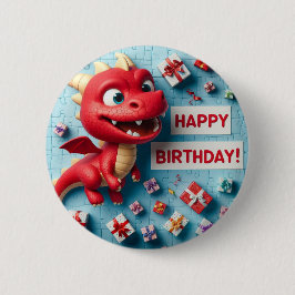 Bóton Redondo 5.08cm Kid's birthday badge