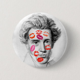 BÓTON REDONDO 5.08CM "KIERKEGAARD COM COBERTURA DE KISS"