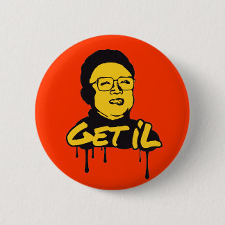 Bóton Redondo 5.08cm Kim Jong Il - Get's Il