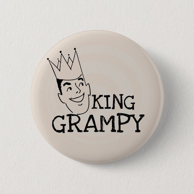 Bóton Redondo 5.08cm King Grampy Camisetas e presentes (Frente)