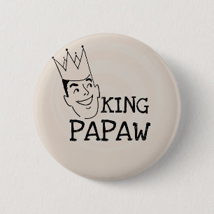 Bóton Redondo 5.08cm King Papaw T-shirts e presentes