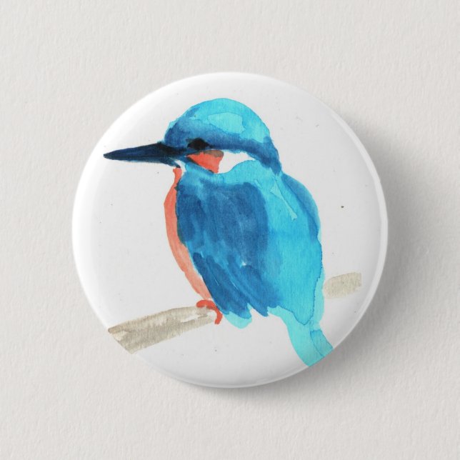 Bóton Redondo 5.08cm Kingfisher Button Badges (Frente)