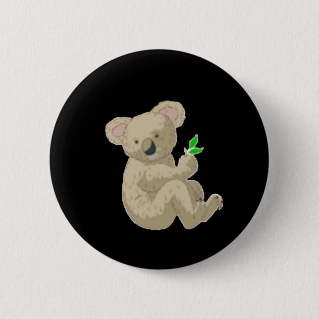 Bóton Redondo 5.08cm Koala (Frente)