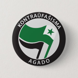 Bóton Redondo 5.08cm Kontraŭfaŝisma-agado Esperanto