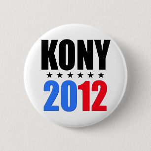 Bóton Redondo 5.08cm Kony 2012