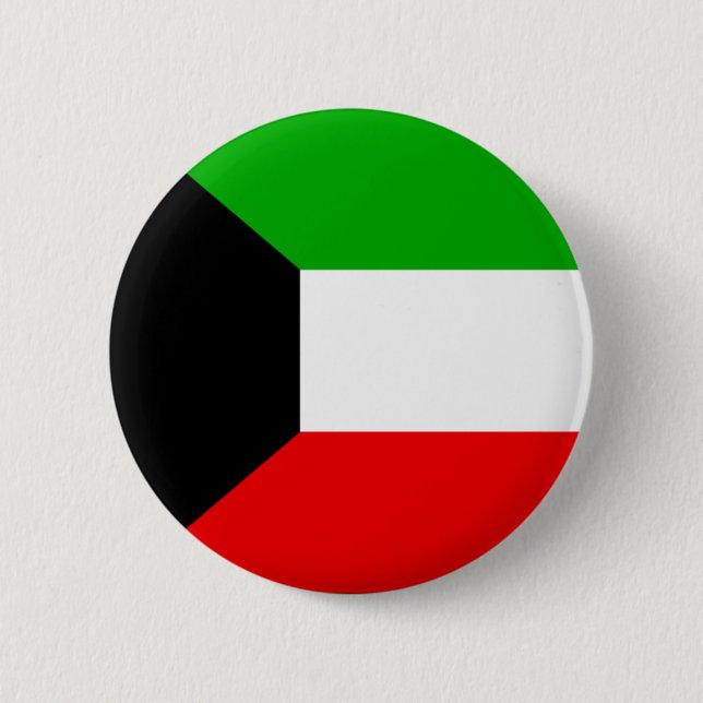 Bóton Redondo 5.08cm Kuwait (Frente)
