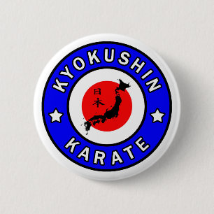Bóton Redondo 5.08cm Kyokushin Karate