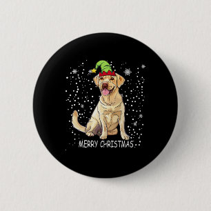 Bóton Redondo 5.08cm Labrador Retriever Cachorro Árvore de Natal Xmas