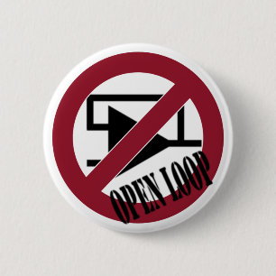 Bóton Redondo 5.08cm Laço aberto