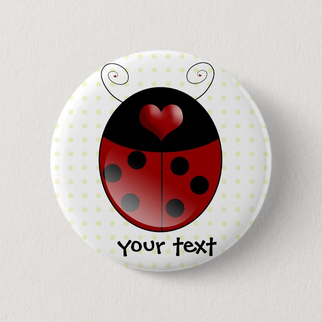 Bóton Redondo 5.08cm Ladybug Gifts (Frente)