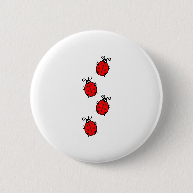 Bóton Redondo 5.08cm LadyBug Office Home Personalizar Destino (Frente)