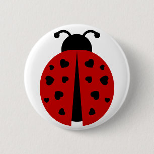 Bóton Redondo 5.08cm ladybugz.