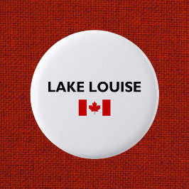Bóton Redondo 5.08cm Lake Louise Canada Flag Light-Color