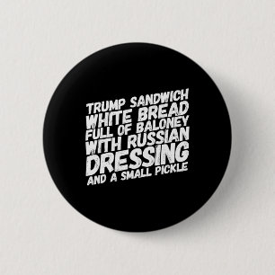 Bóton Redondo 5.08cm Lanche engraçado anti-Trump Impeachment Trump polí