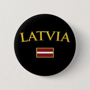 Bóton Redondo 5.08cm Latvia dourado
