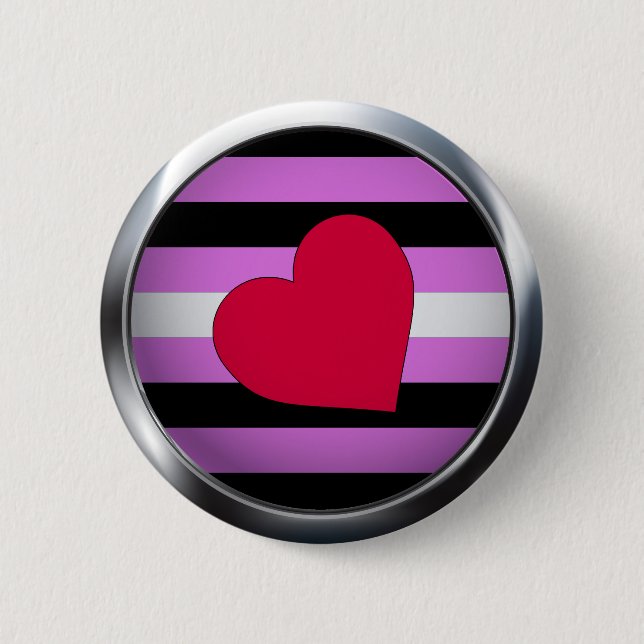 BÓTON REDONDO 5.08CM LEATHER GIRL PRIDE MEDALLION (Frente)