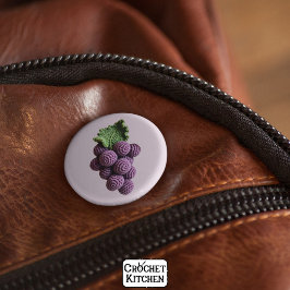 Bóton Redondo 5.08cm Legal Mínimo Roxo Vovó Chic Grape