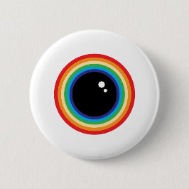 Bóton Redondo 5.08cm Legal Rainbow Eyeball
